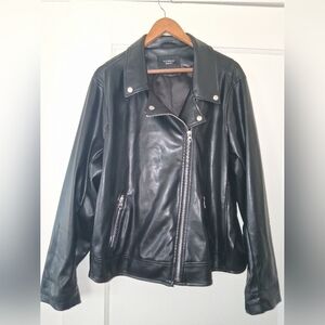 Torrid Black Faux Leather Moto Jacket | Plus Size | Classic Biker Style